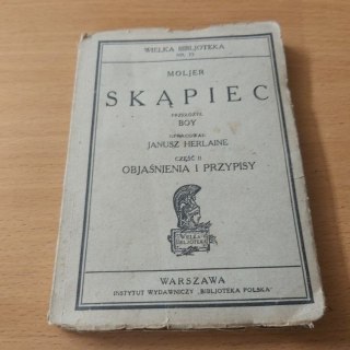 Skąpiec Moliera Wielka Biblioteka nr 73