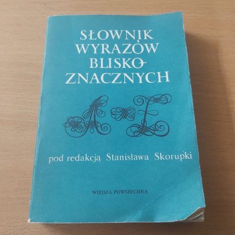 Słownik Wyrazów Blisko Znacznych