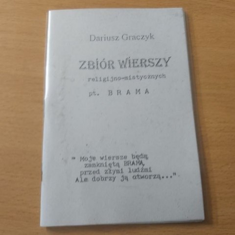 Zbiór Wierszy religijno-mistycznych BRAMA