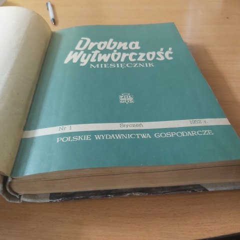 Drobna Wytwórczość miesięcznik cały rok 1952 rok.