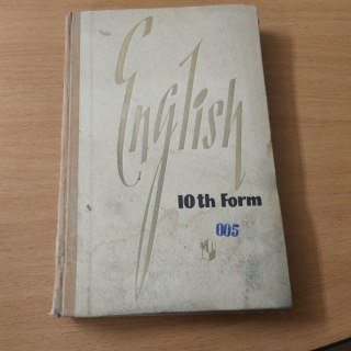 English - Rosyjski 10 Form podręcznik wyd 1964 rok