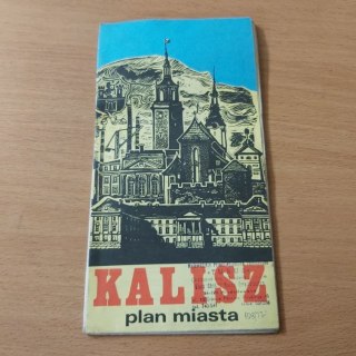 Kalisz Plan Miasta wyd 1977 rok