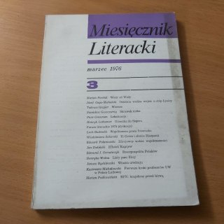 Miesięcznik Literacki 3 marzec 1976 roku