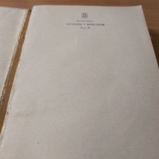 Ogniem i mieczem TOM 2 wyd. 1956 rok.