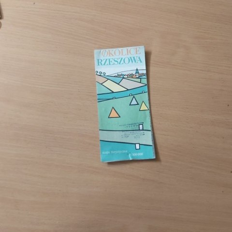 Okolice Rzeszowa mapa turystyczna 1:300 000