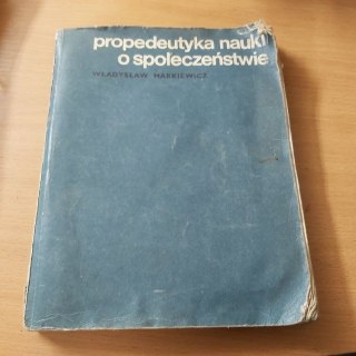 Propeudetyka nauki o społeczeństwie wyd 1972 rok