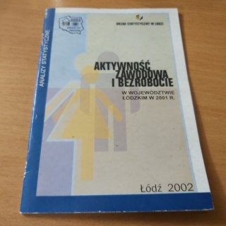 Aktywność zawodowa i bezrobocie w woj. Łódzkim 2001 roku.