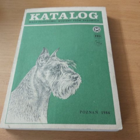 Katalog międzynarodowej wystawy psów rasowych Poznań 1986 rok.