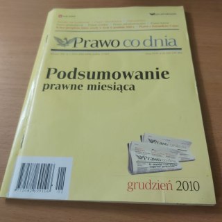 Podsumowanie prawne miesiąca grudzień 2010 rok