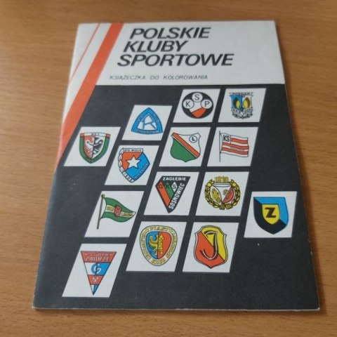 Polskie Kluby Sportowe książeczka do kolorowania