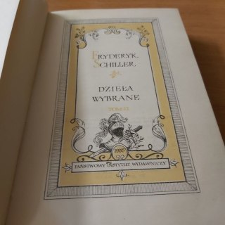 Schiller Dzieła TOM 2 z 3 wyd. 1955 rok