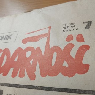 Solidarność tygodnik nr 7 z 15 maja 1981 roku.