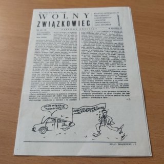 Wolny Związkowiec nr 5/81 16 stycznia 1981 roku