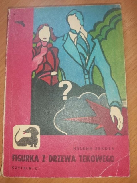 Figurka z drzewa tekowego