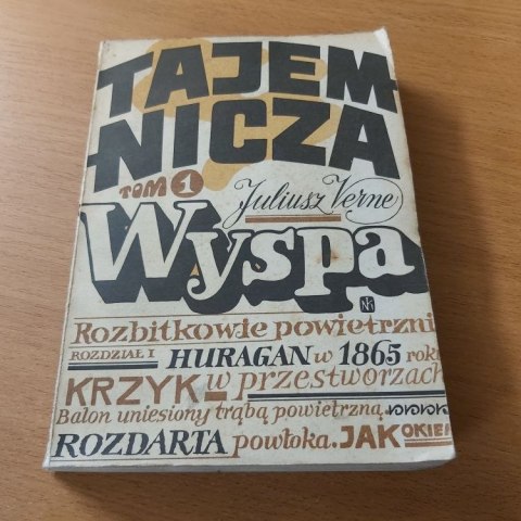 Tajemnicza Wyspa tom 1 - książka Verne