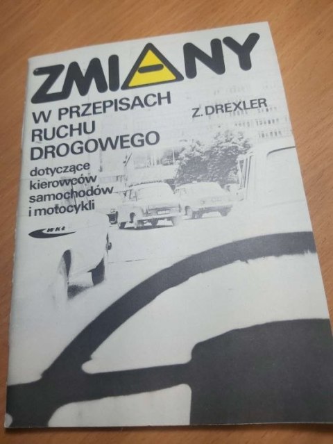Zmiany w przepisach ruchu drogowego.