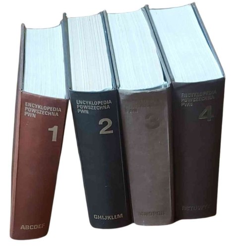 ENCYKLOPEDIA POWSZECHNA PWN Całość 3,5 tyś stron 1,2,3,4 tom