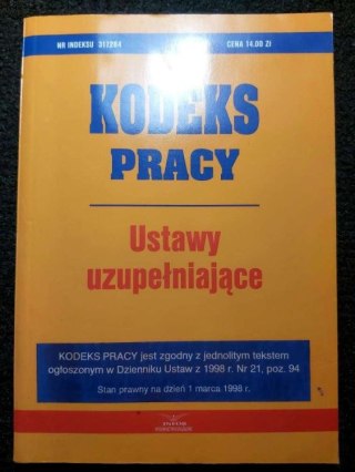 Kodeks Pracy ustawy uzupelniające