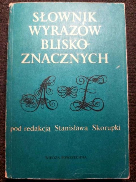Słownik Wyrazów Bliskoznacznych