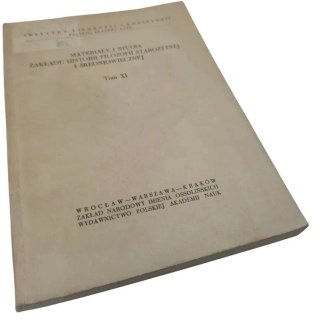MATERIAŁY I STUDIA ZAKŁADU HISTORII FILOZOFII STAROŻYTNEJ I ŚREDNIOWIECZNEJ Tom XI