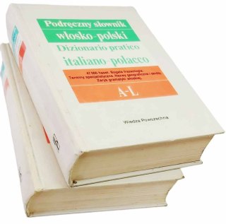 PODRĘCZNY SŁOWNIK WŁOSKO-POLSKI, ITALIANO-POLACCO
