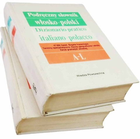 PODRĘCZNY SŁOWNIK WŁOSKO-POLSKI, ITALIANO-POLACCO