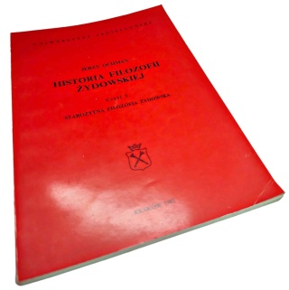 Historia filozofii żydowskiej. Część I