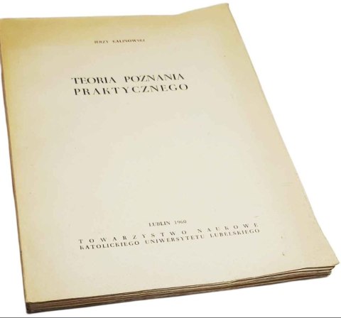 TEORIA POZNANIA PRAKTYCZNEGO wyd. 1960 rok