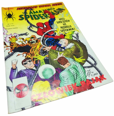 CZŁOWIEK PAJĄK. THE AMAZING SPIDER-MAN 1/93 praca zbiorowa