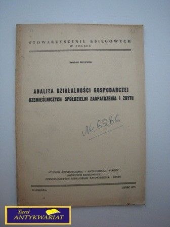 ANALIZA DZIAŁALNOŚCI GOSPODARCZEJ ...