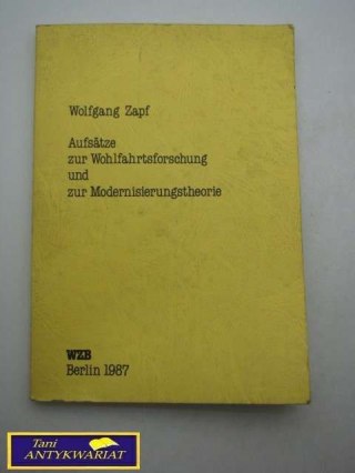 AUFSATZE ZUR WOHLFAHRTSORSCHUNG UND ZUR...