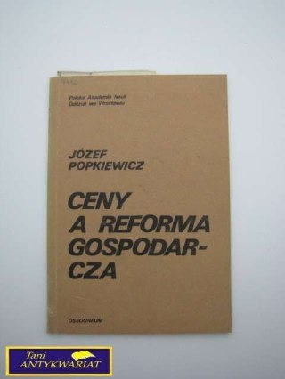 CENY A REFORMA GOSPODARCZA