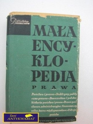 MAŁA ENCYKLOPEDIA PRAWA;
