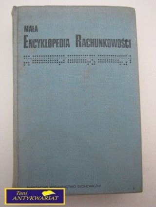 MAŁA ENCYKLOPEDIA RACHUNKOWOŚCI