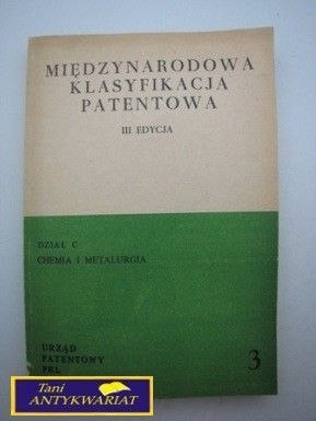 MIĘDZYNARODOWA KLASYFIKACJA PATENTOWA 3