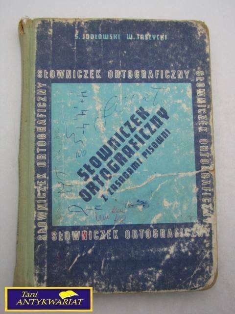 SŁOWNICZEK ORTOGRAFICZNY-S.JODŁOWSKI