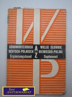 WIELKI SŁOWNIK NIEMIECKO-POLSKI -SUPLEMENT