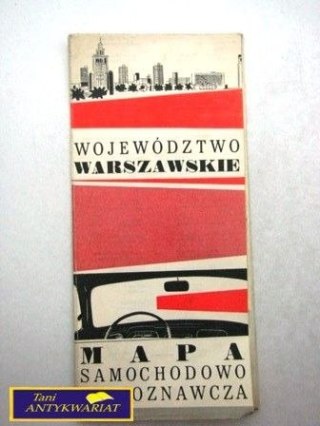 WOJEWÓDZTWO WARSZAWSKIE - MAPA SAMOCHODOWO...