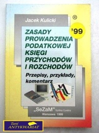 ZASADY PROWADZENIA PODATKOWEJ KSIĘGI ....
