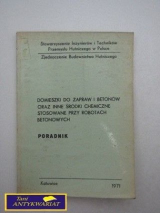 PORADNIK - DOMIESZKI DO ZAPRAW I BETONÓW....