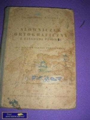 SŁOWNICZEK ORTOGRAFICZNY Z ZASADAMI PISOWNI