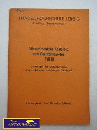 WISSENSCHAFTLICHE KONFERENZ ZUM ..