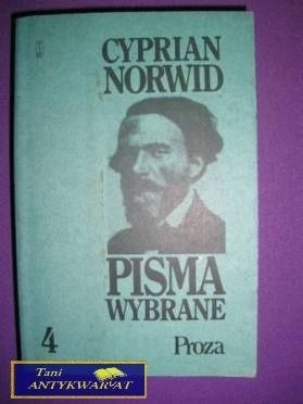 PISMA WYBRANE 4 - Cyprian Norwid
