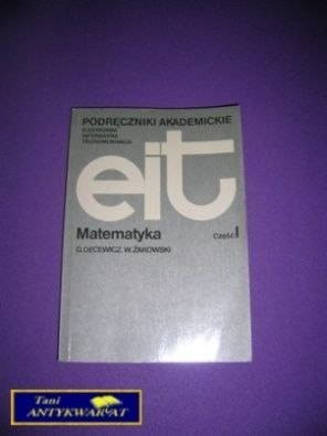 PODRĘCZNIKI AKADEMICKIE MATEMATYKA G.Decewicz