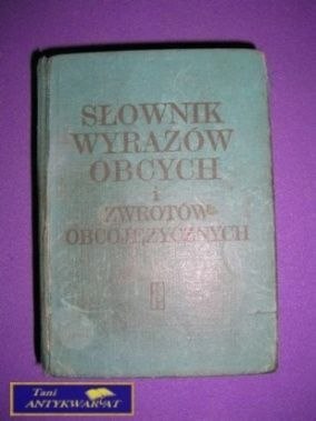 SŁOWNIK WYRAZÓW OBCYCH