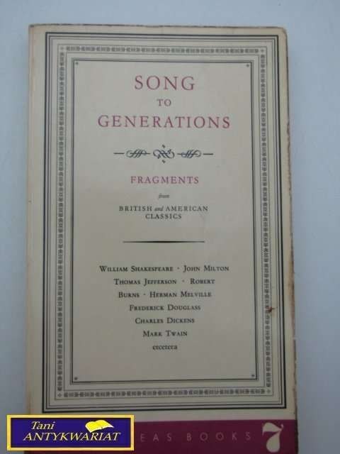 SONG TO GENERATIONS