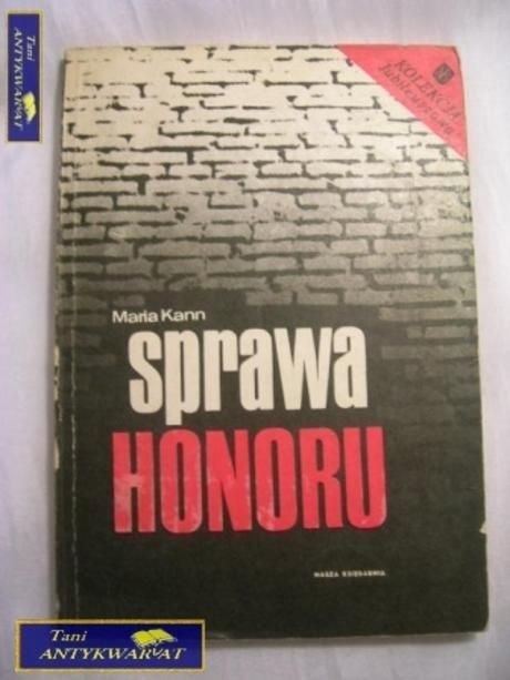 SPRAWA HONORU-Maria Kann
